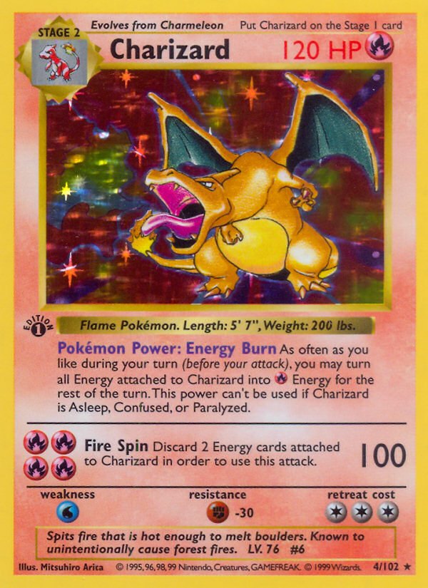 1999 Base Set Shadowless Charizard